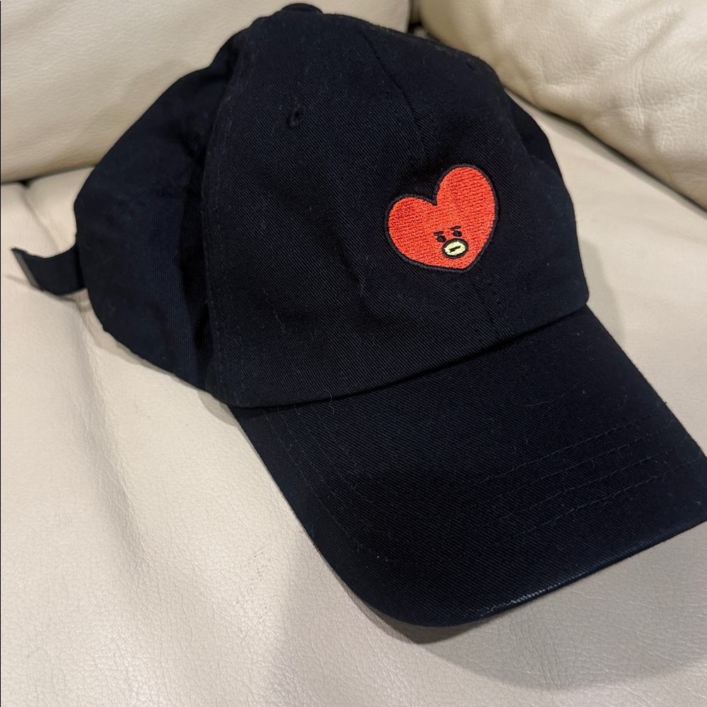BT21 TATA Embroidered Black Baseball Cap